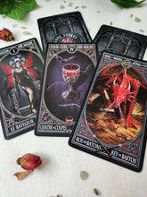 Load image into Gallery viewer, Gothic Tarot Cards featuring Wands and Cups
