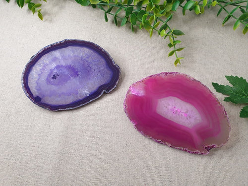 2 Agate Slices