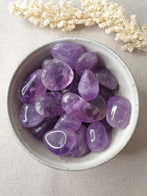 Load image into Gallery viewer, Amethyst Stones in a bowl
