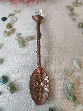 Load image into Gallery viewer, Red Copper Metals Spoons with Crystal End
