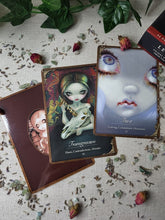 Load image into Gallery viewer, Les Vampire Oracle Cards in layout
