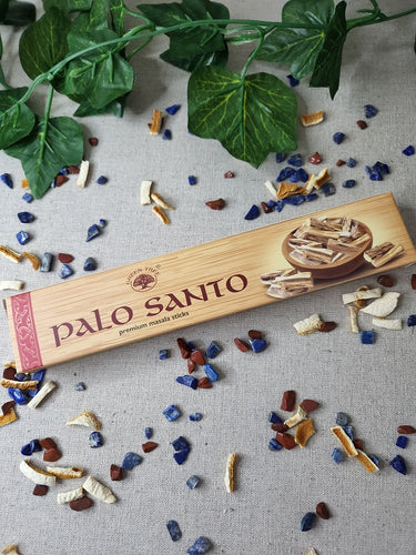 Palo Santo Incense Box with Crystals and Herbs